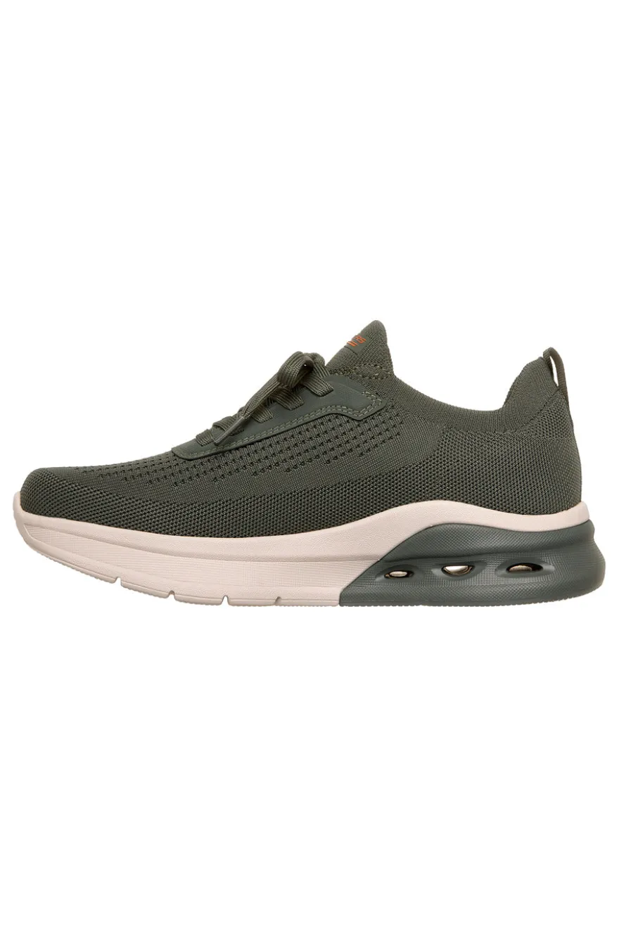 Sneakers oliva in maglia stringate Skechers Bobs Arc Waves 2.0 Class Form