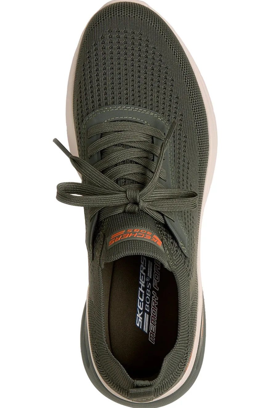 Sneakers oliva in maglia stringate Skechers Bobs Arc Waves 2.0 Class Form