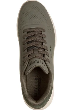 Sneakers olive con Memory Foam Skechers Uno Lite Suited Lite
