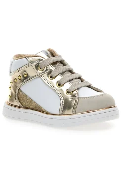 Sneakers oro e bianche con inserti laminati Laura biagiotti AG1770216717