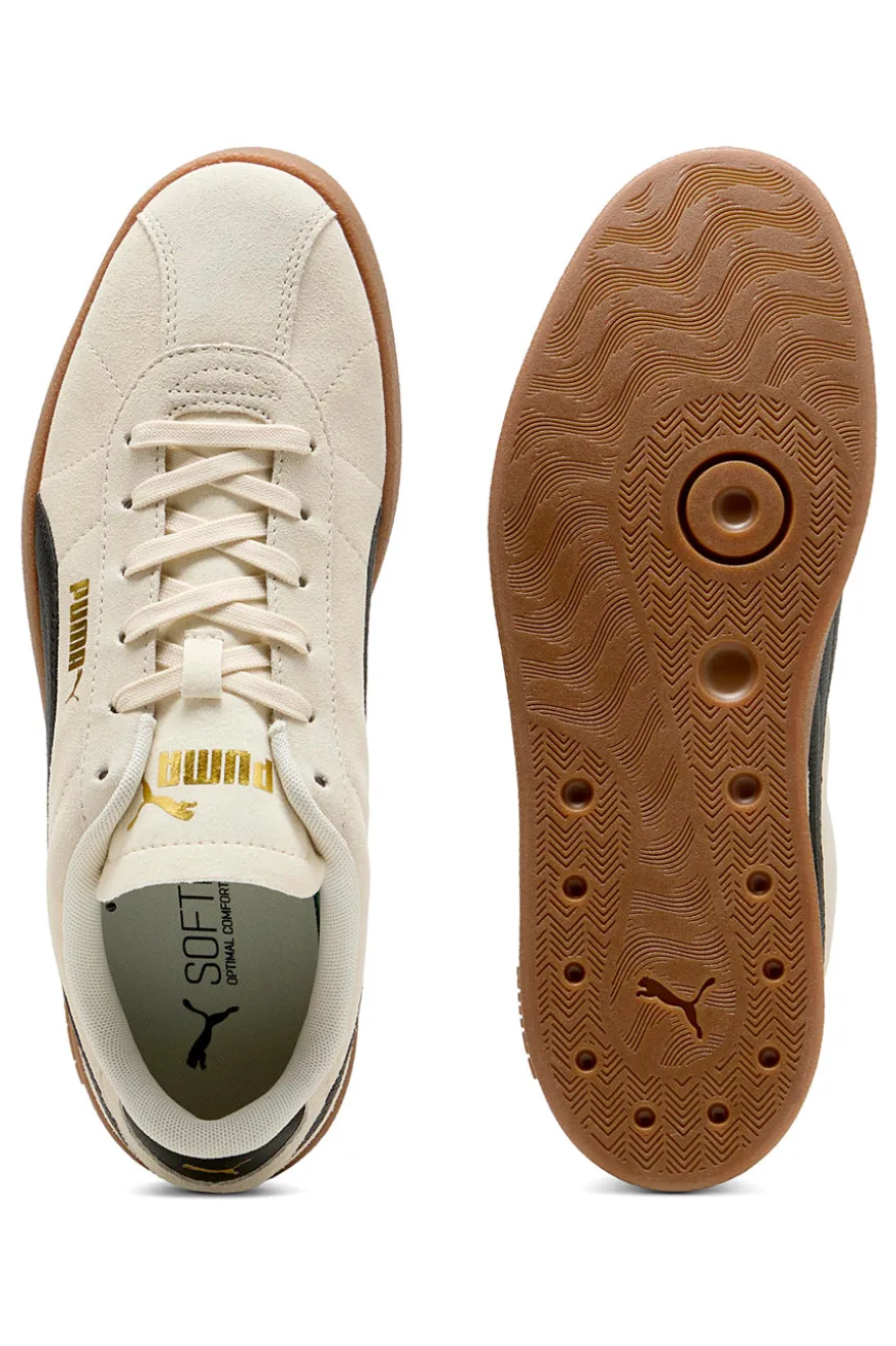 Sneakers Panna Con Lacci Puma Club II