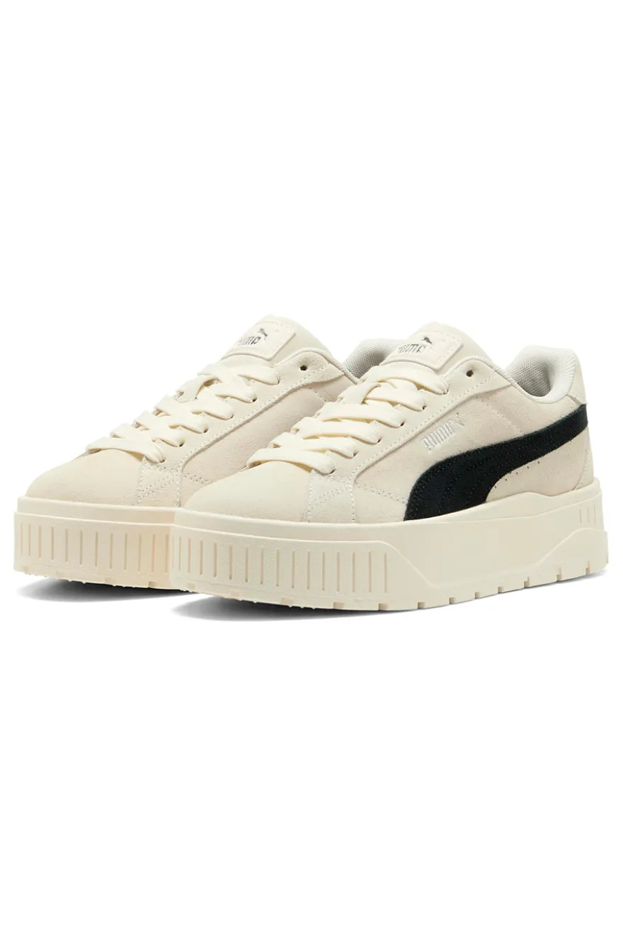 Sneakers panna platform con suola chunky Puma Karmen II