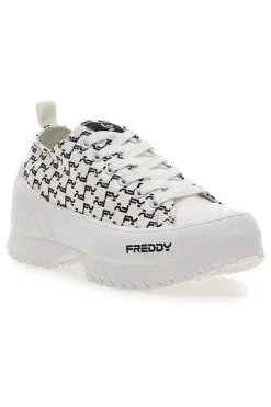 Sneakers Platform Bianche Freddy 7582