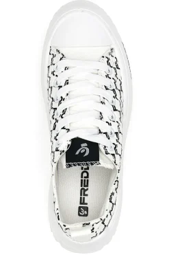 Sneakers Platform Bianche Freddy 7582