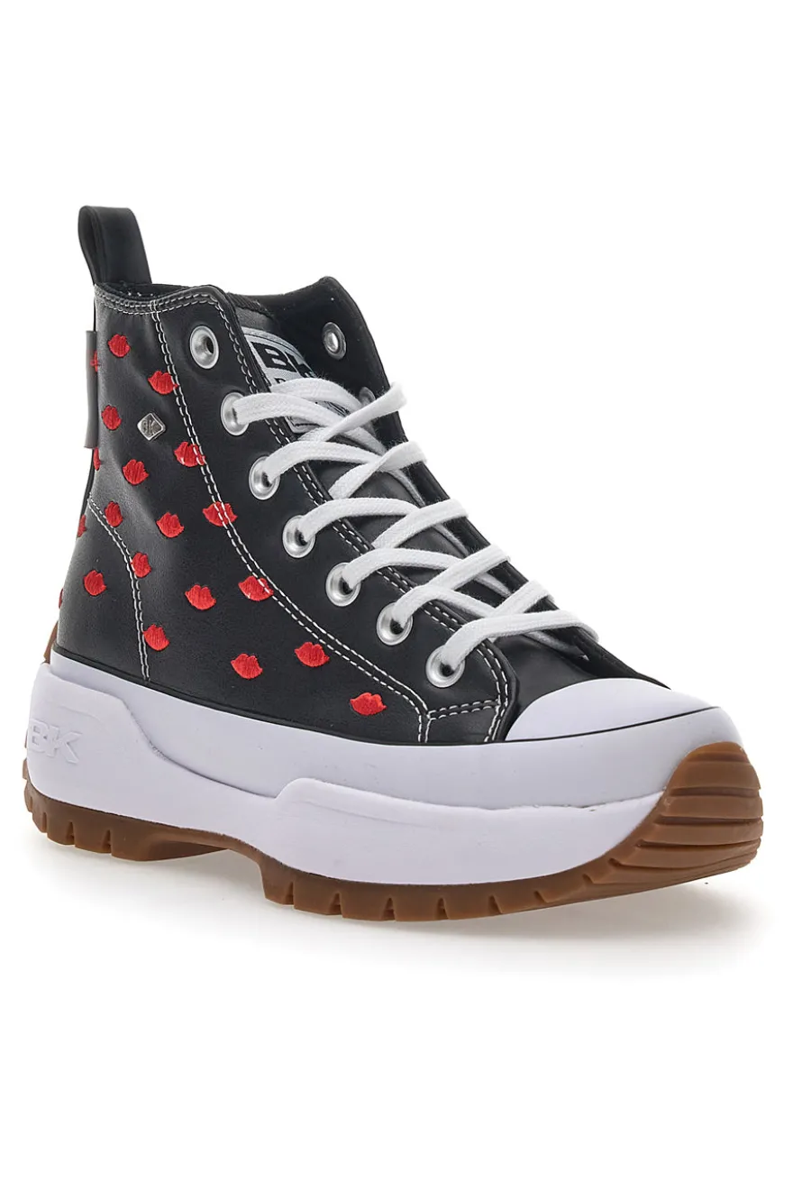 Sneakers Platform British Knights Kaya Mid Fly Nero