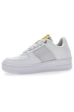 Sneakers Platform Cotton Belt Bipolar Glitter oro