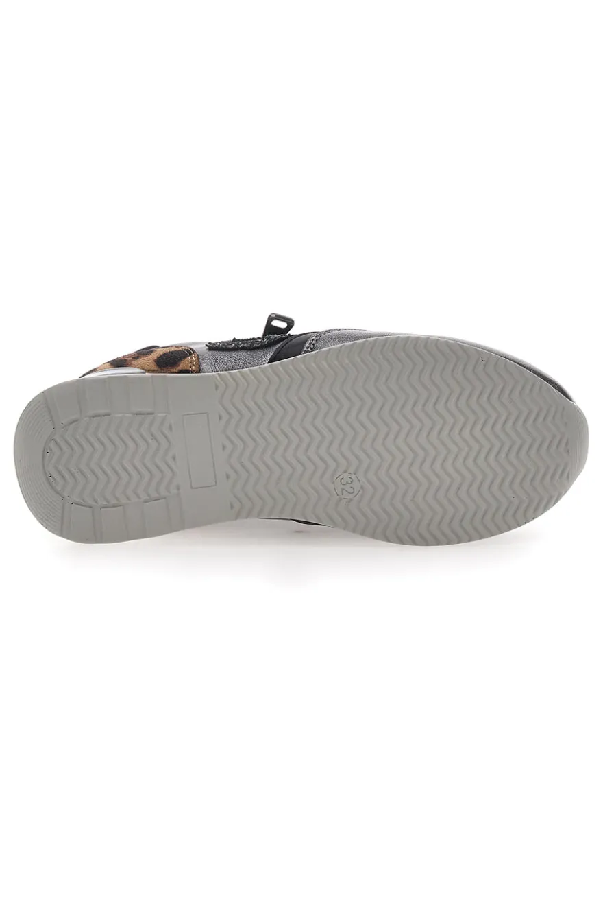 Sneakers Platform Laura Biagiotti 8770 Piombo