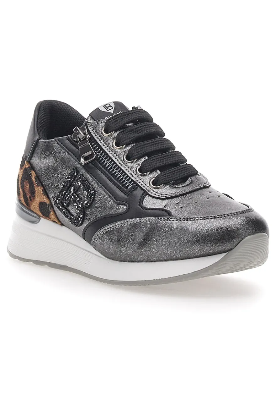 Sneakers Platform Laura Biagiotti 8770 Piombo