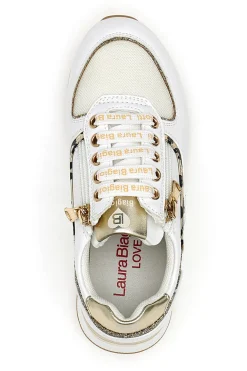 Sneakers Platform Laura Biagiotti 8481 Panna