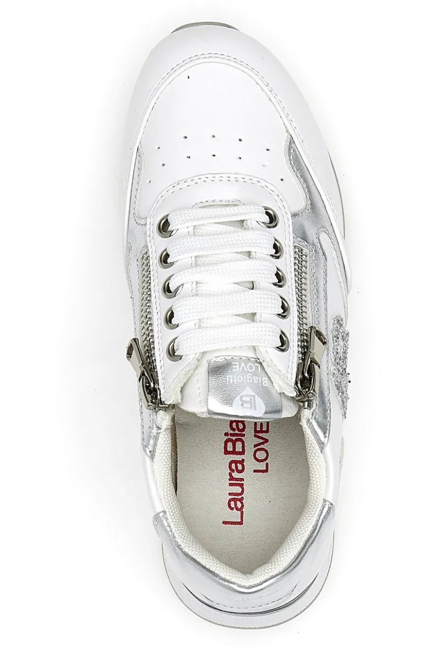 Sneakers Platform Laura Biagiotti 8480 Bianco