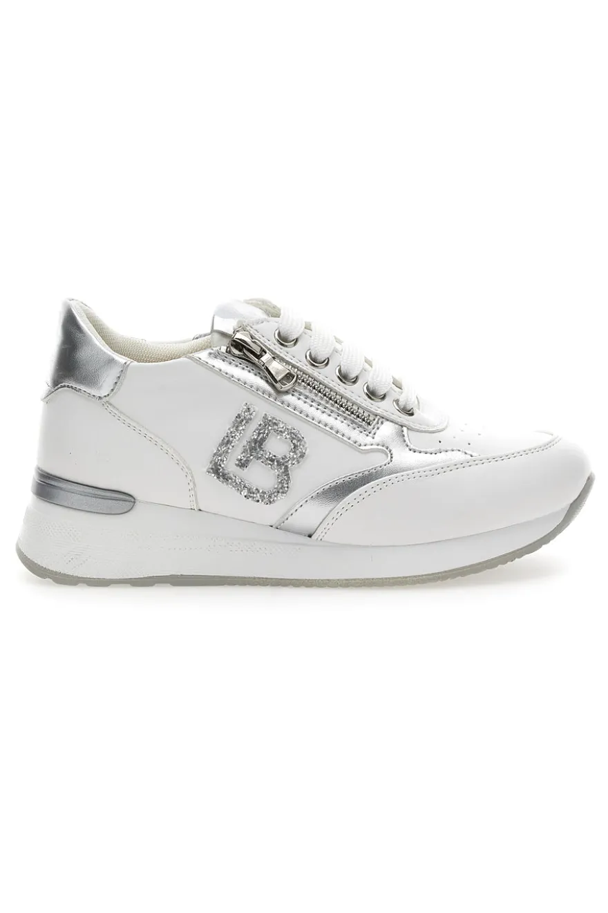 Sneakers Platform Laura Biagiotti 8480 Bianco