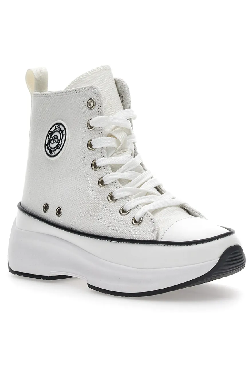 Sneakers Platform Renato Balestra 55601 Bianche