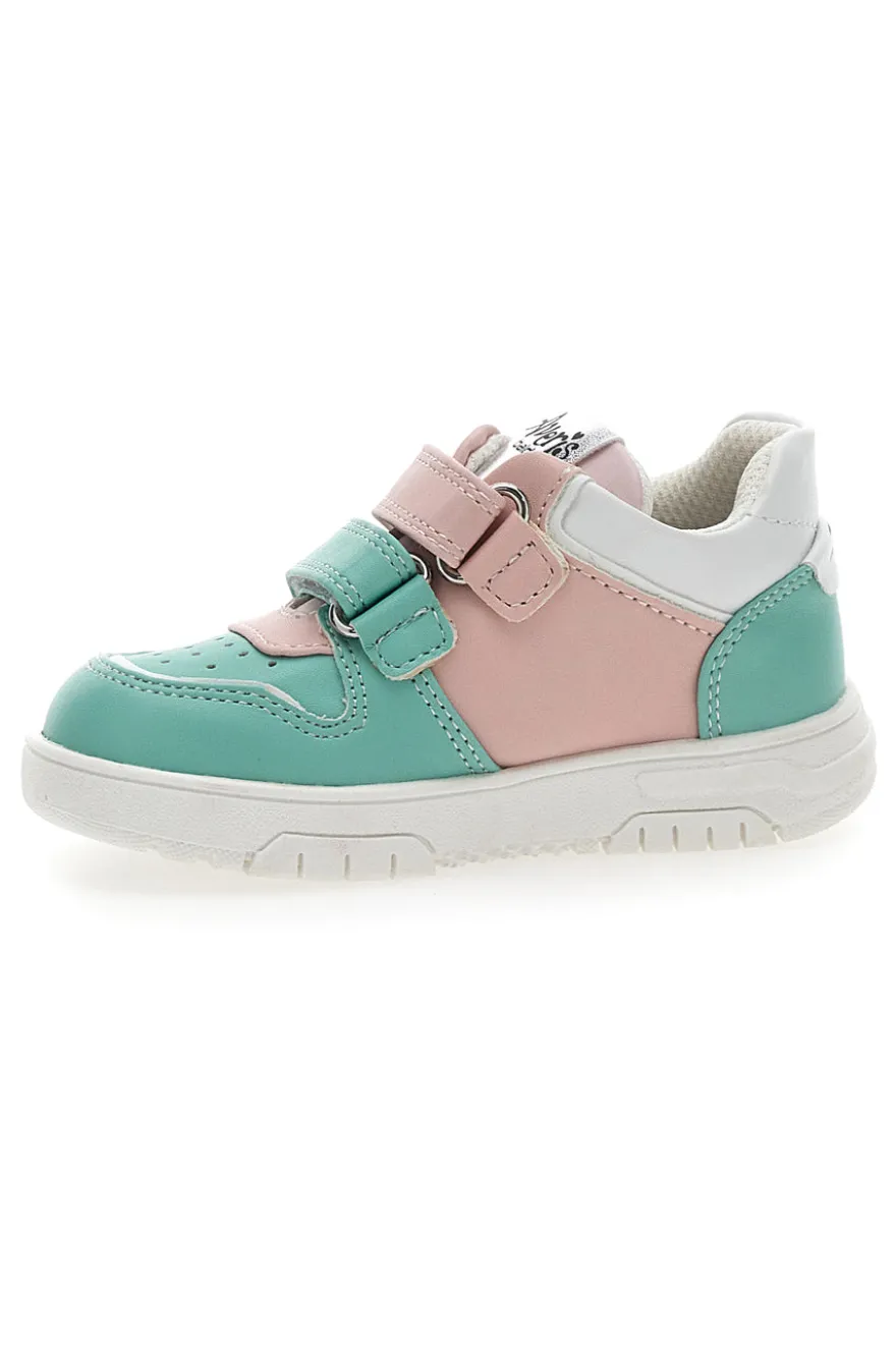 Sneakers Primi Passi Averis 4201 Verdi e Rosa