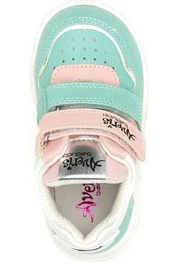 Sneakers Primi Passi Averis 4201 Verdi e Rosa