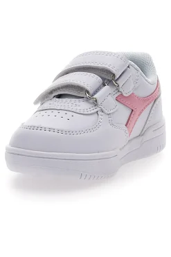 Sneakers Primi Passi Bianche con Velcro Diadora Raptor Low TD