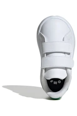 Sneakers Primi Passi Bianche con dettagli Verdi ADIDAS ADVANTAGE CF I