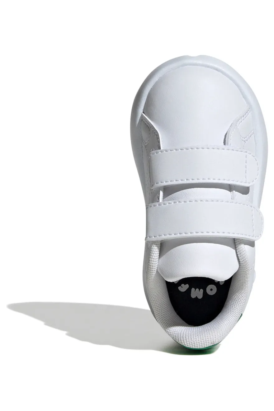 Sneakers Primi Passi Bianche con dettagli Verdi ADIDAS ADVANTAGE CF I
