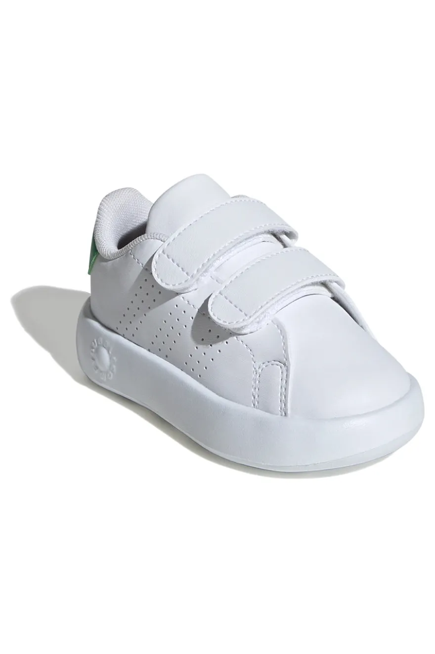 Sneakers Primi Passi Bianche con dettagli Verdi ADIDAS ADVANTAGE CF I