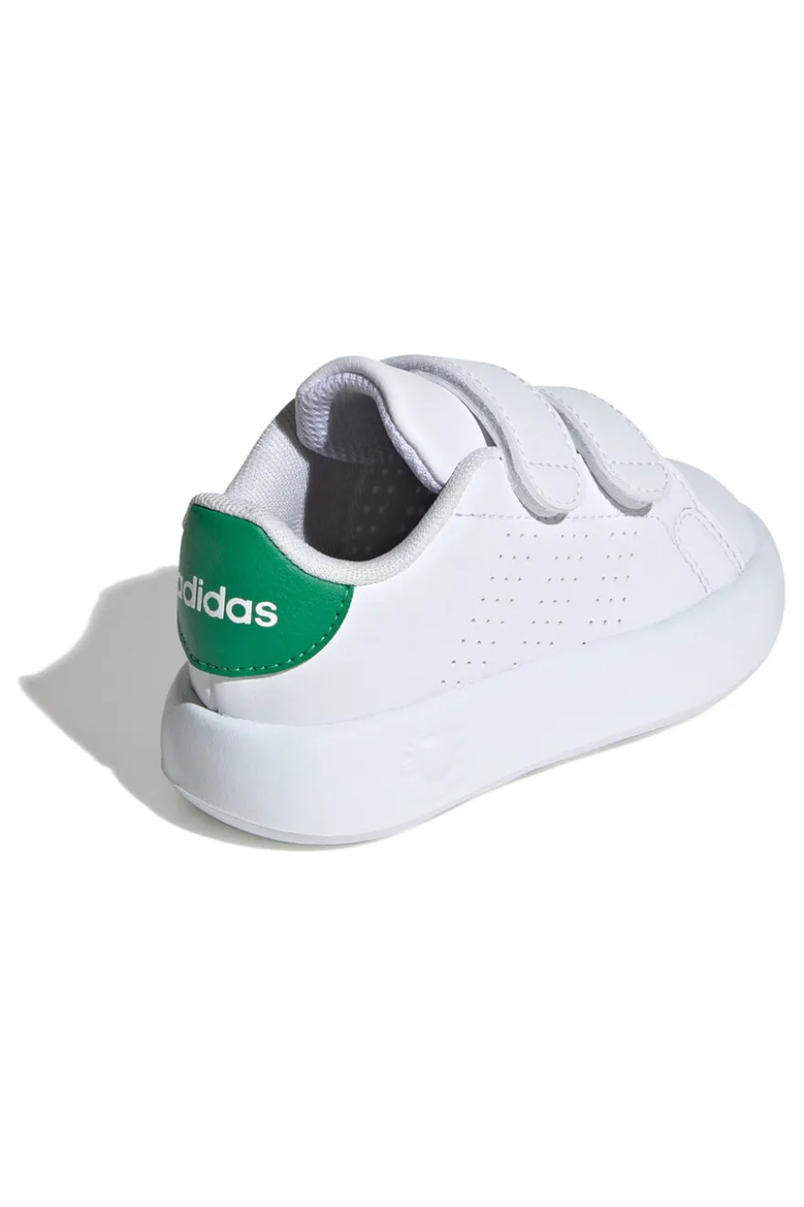 Sneakers Primi Passi Bianche con dettagli Verdi ADIDAS ADVANTAGE CF I