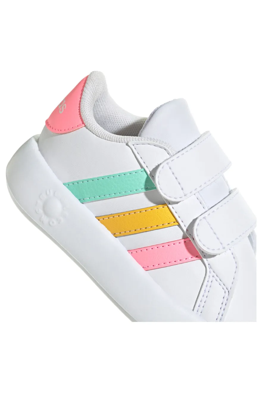 Sneakers Primi Passi Bianche con Velcro ADIDAS GRAND COURT 2.0 CF I