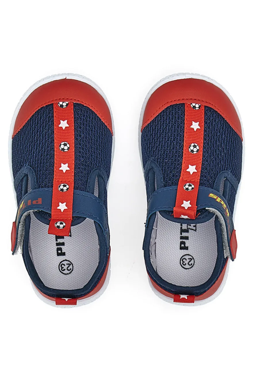 Sneakers Primi Passi Blu e Rosso Pitt Kids 1006