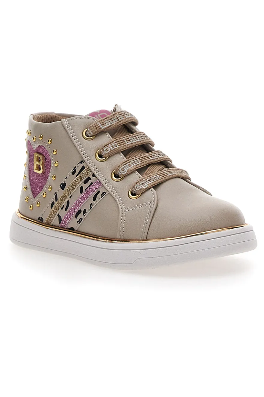Sneakers Primi Passi Mid-Cut Beige Laura Biagiotti 8801