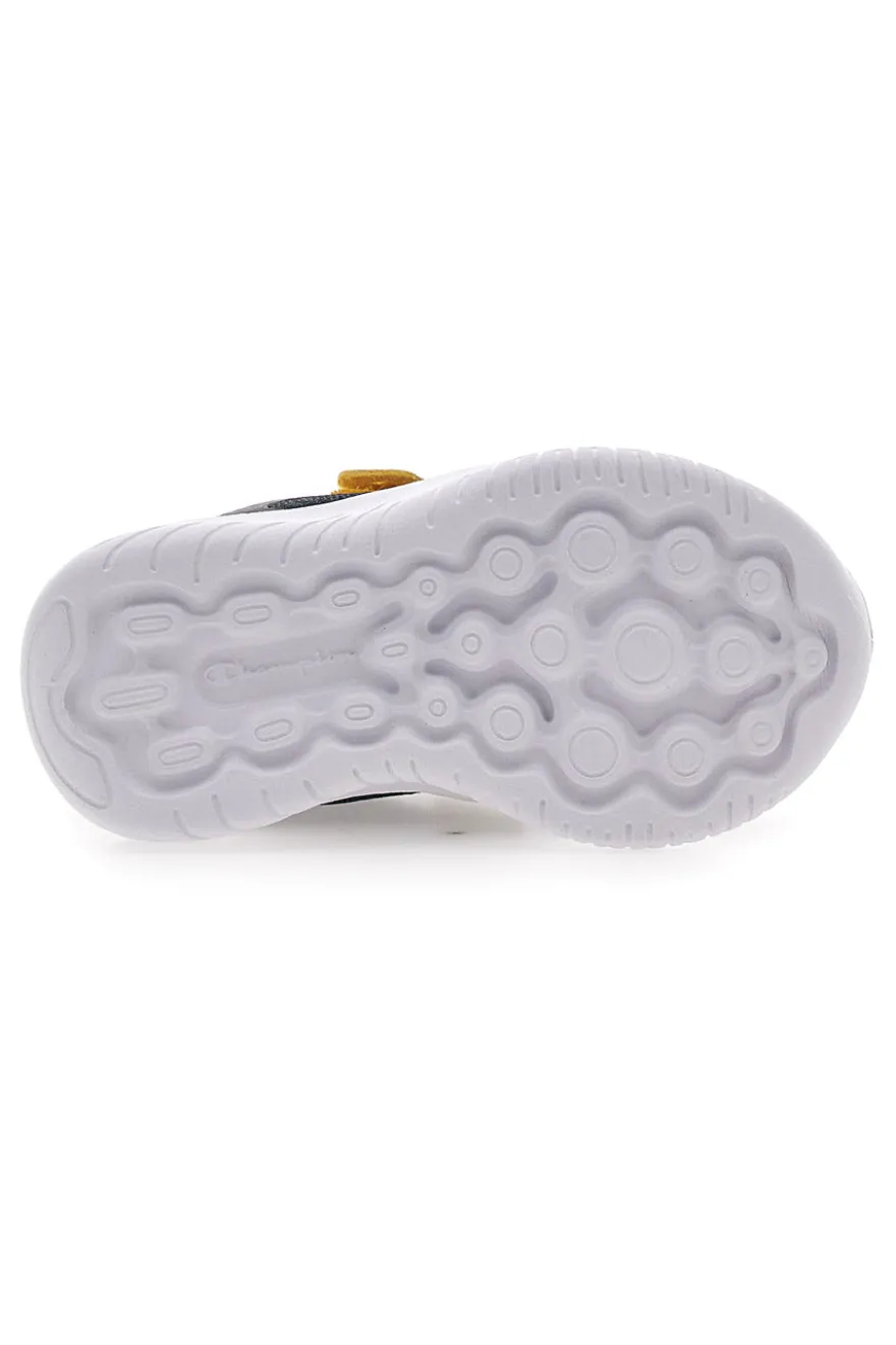 Sneakers Primi Passi Navy e Gialle con Velcro CHAMPION SOFTY EVOLVE B TD