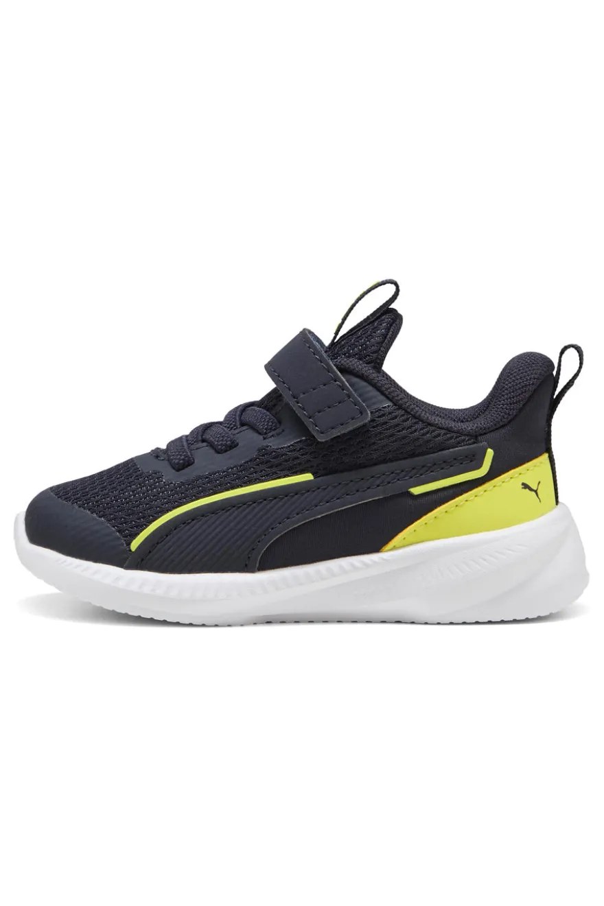 Sneakers Primi Passi PUMA Flyer 3 AC+ Inf Navy e Gialle