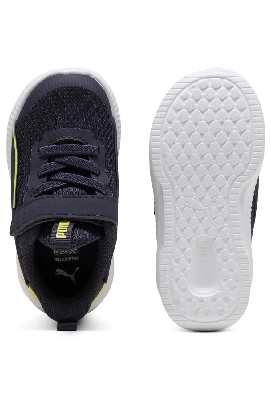 Sneakers Primi Passi PUMA Flyer 3 AC+ Inf Navy e Gialle