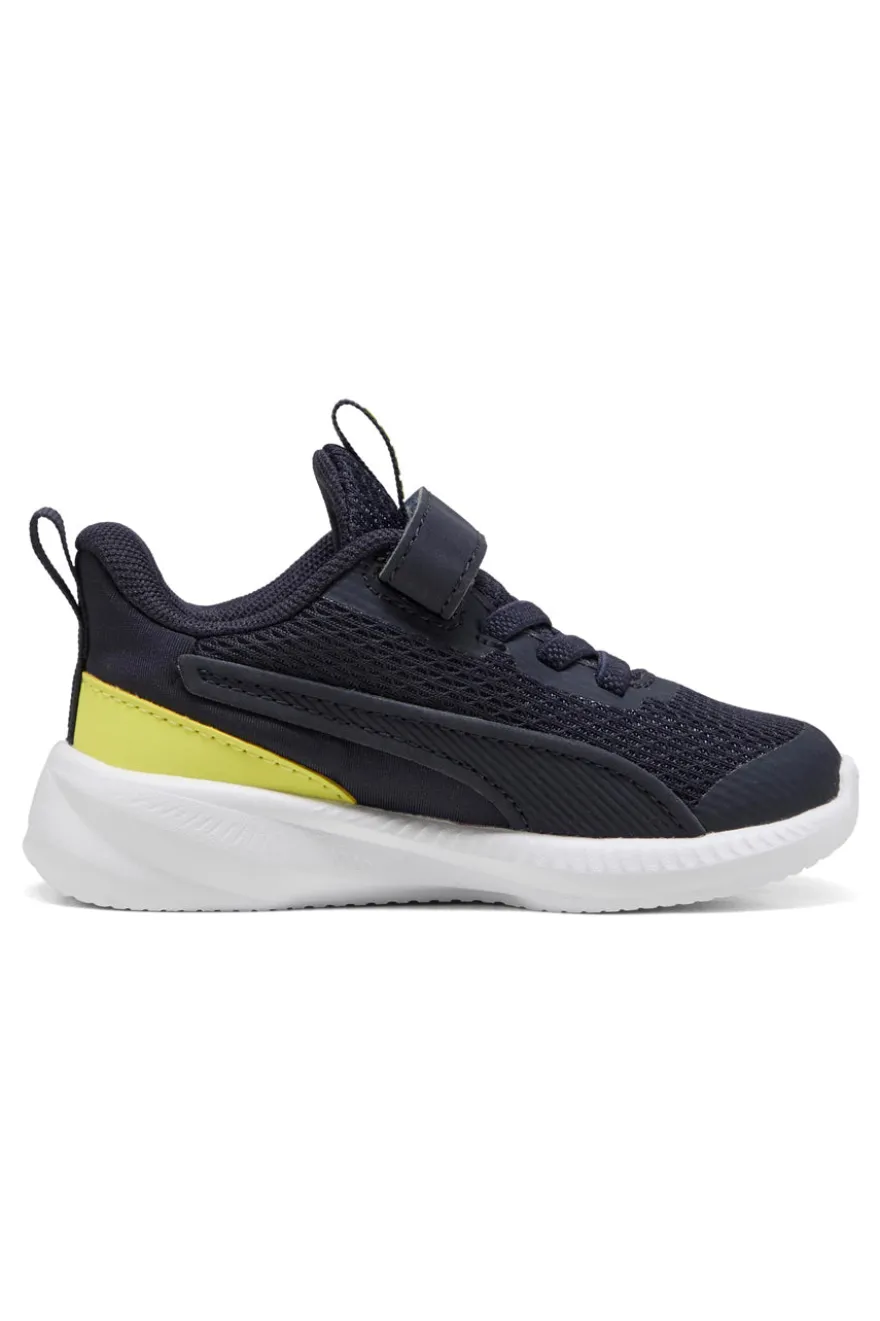 Sneakers Primi Passi PUMA Flyer 3 AC+ Inf Navy e Gialle