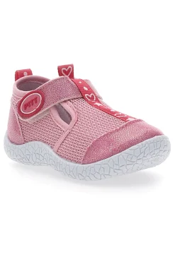 Sneakers Primi Passi Rosa con Dettagli Glitter Pitt Kids 1006