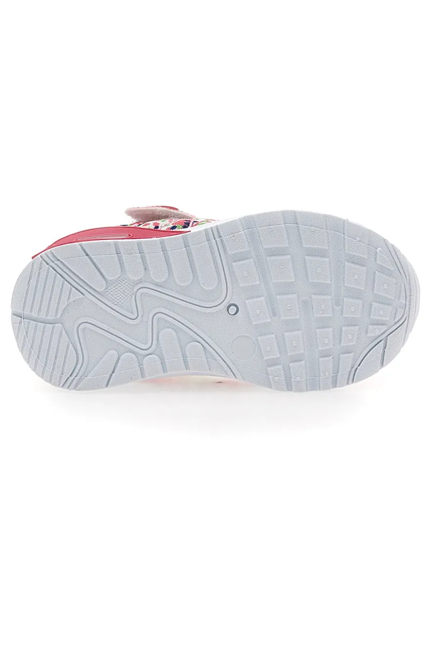 Sneakers primi passi rosa glitter Pitt Kids PK1394A