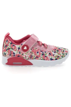 Sneakers primi passi rosa glitter Pitt Kids PK1394A