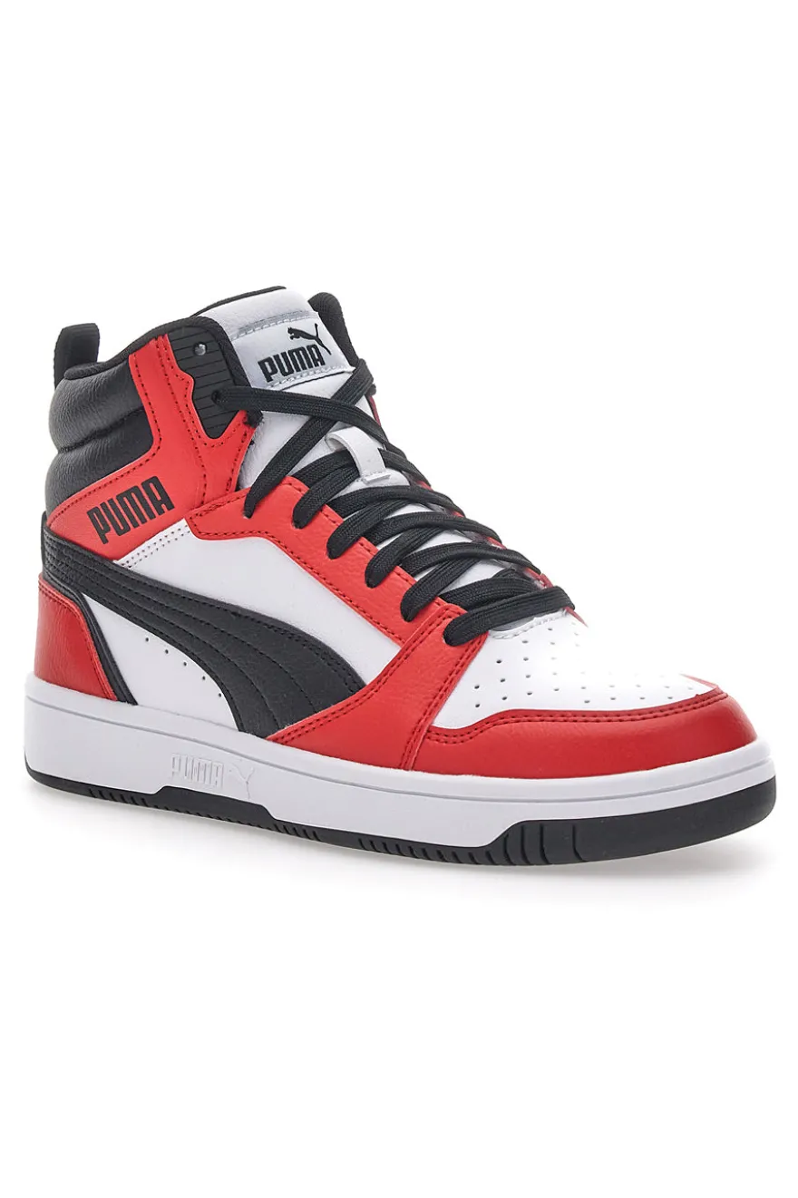 Sneakers Puma Rebound V6 Bianche/Rosse