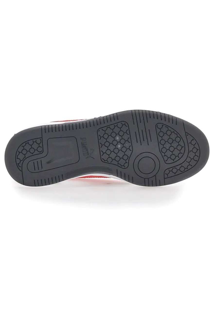 Sneakers Puma Rebound V6 LO JR Bianche-Nere
