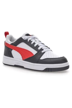 Sneakers Puma Rebound V6 LO JR Bianche-Nere