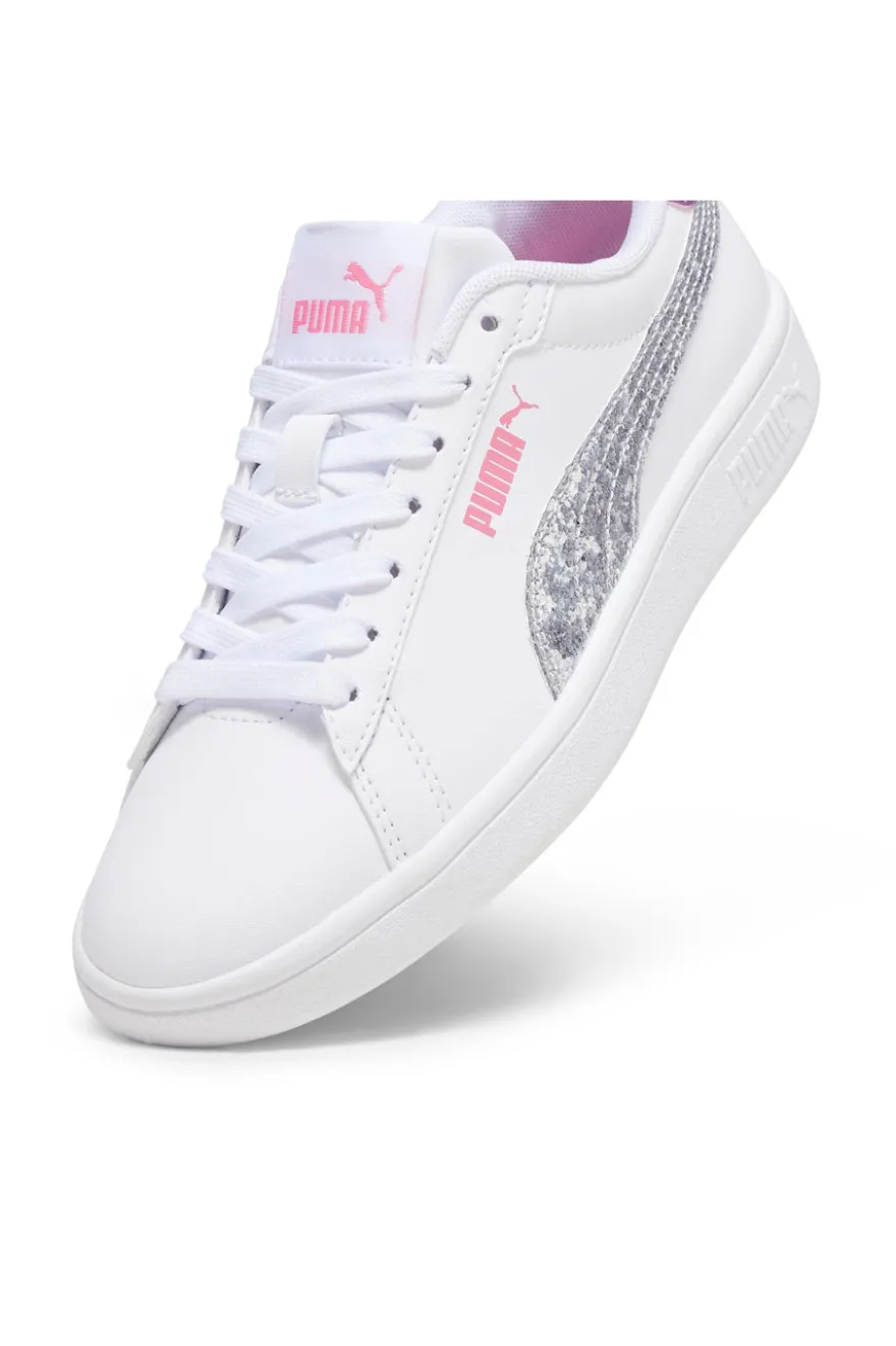 Sneakers Puma Smash 3.0 L Star Glo Jr Bianche