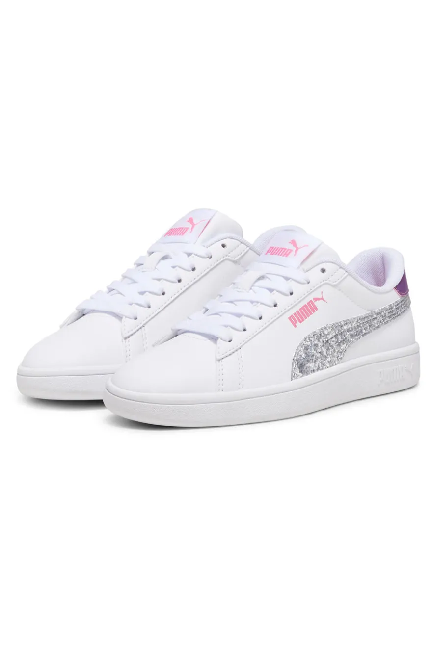 Sneakers Puma Smash 3.0 L Star Glo Jr Bianche