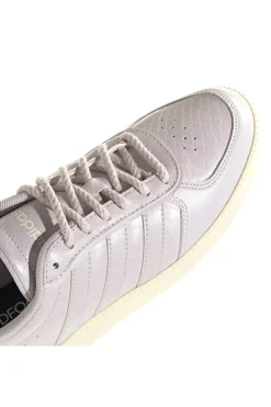 Sneakers rosa cipria effetto pelle con suola rialzata Adidas Breaknet Sleek