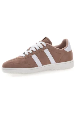 Sneakers Rosa con Bande Laterali Bianche COTTON BELT AMELIE SD