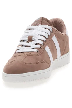 Sneakers Rosa con Bande Laterali Bianche COTTON BELT AMELIE SD