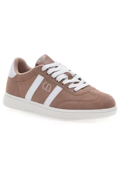 Sneakers Rosa con Bande Laterali Bianche COTTON BELT AMELIE SD