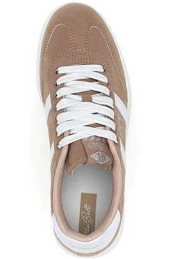 Sneakers Rosa con Bande Laterali Bianche COTTON BELT AMELIE SD