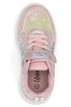 Sneakers Rosa con Brillantini e Stampa UNICORNO S8010119T