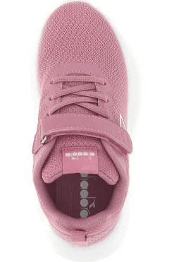 Sneakers rosa con chiusura a strappo Diadora Evo Run Ps