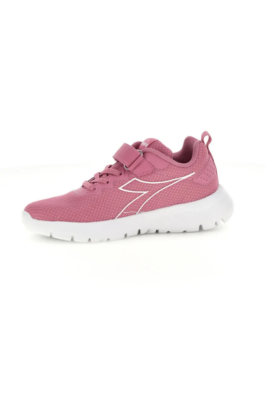 Sneakers rosa con chiusura a strappo Diadora Evo Run Ps