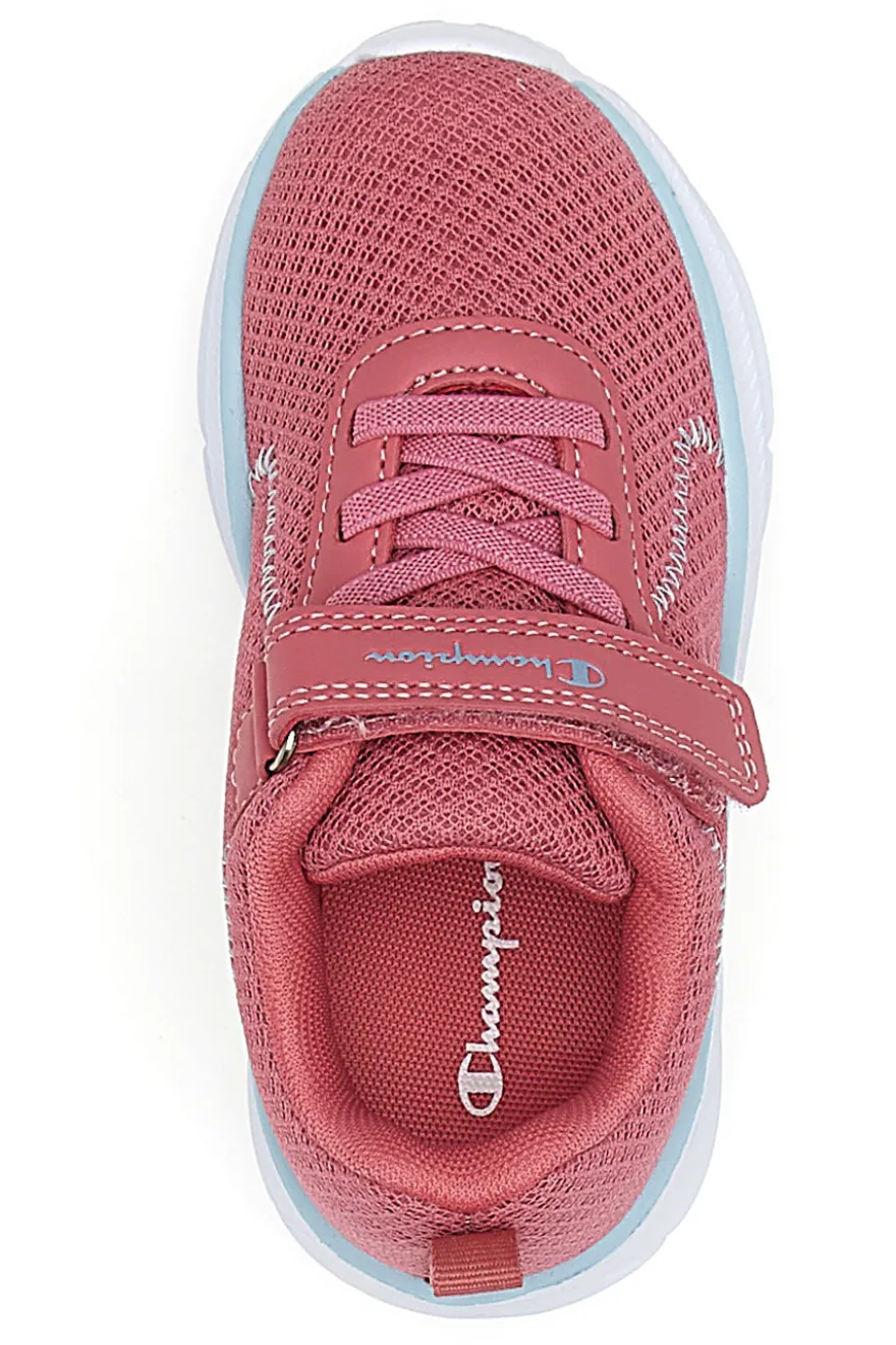 Sneakers rosa con chiusura a strappo Champion HRO J G TD Low Cut Shoe