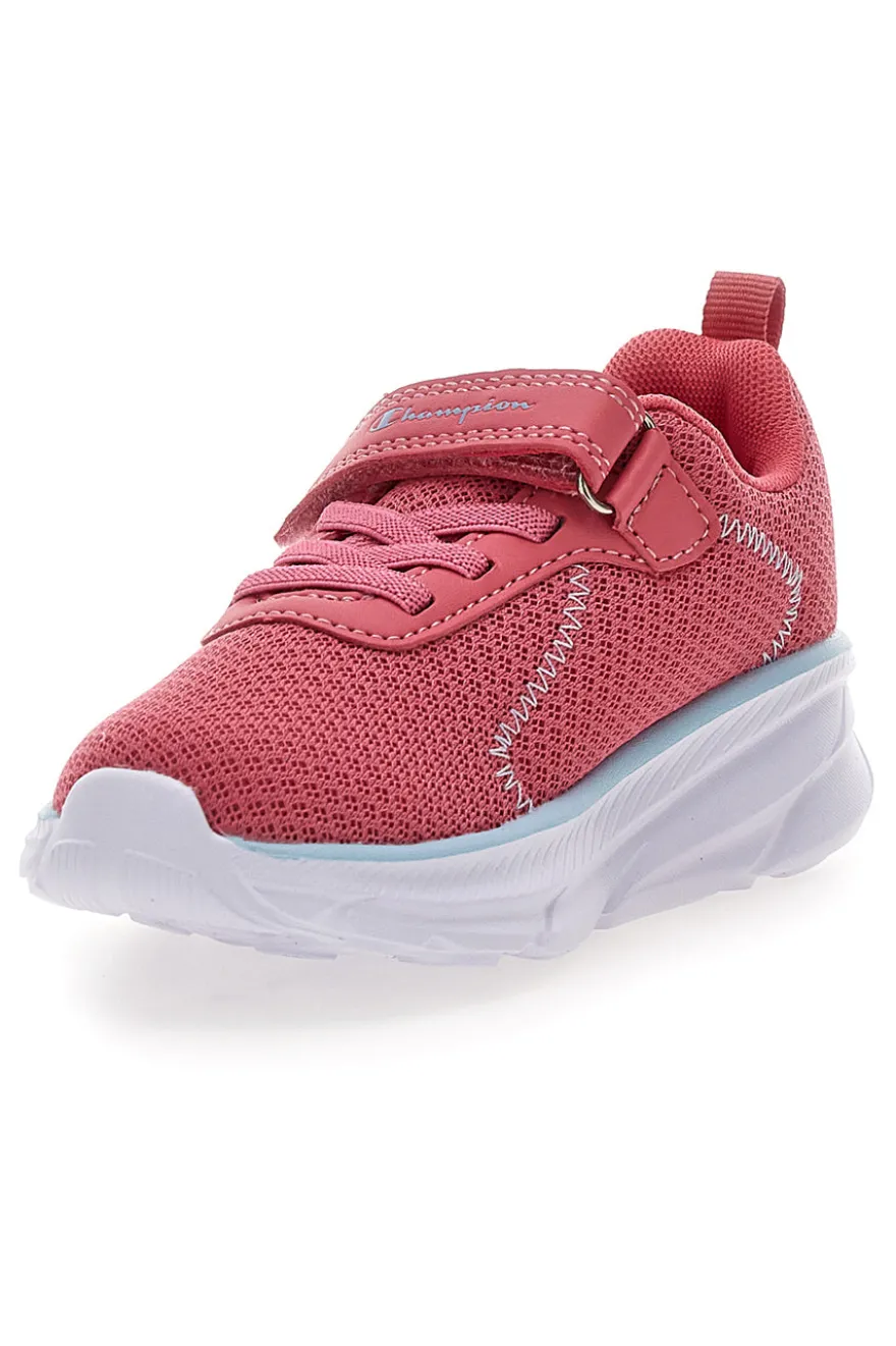 Sneakers rosa con chiusura a strappo Champion HRO J G TD Low Cut Shoe