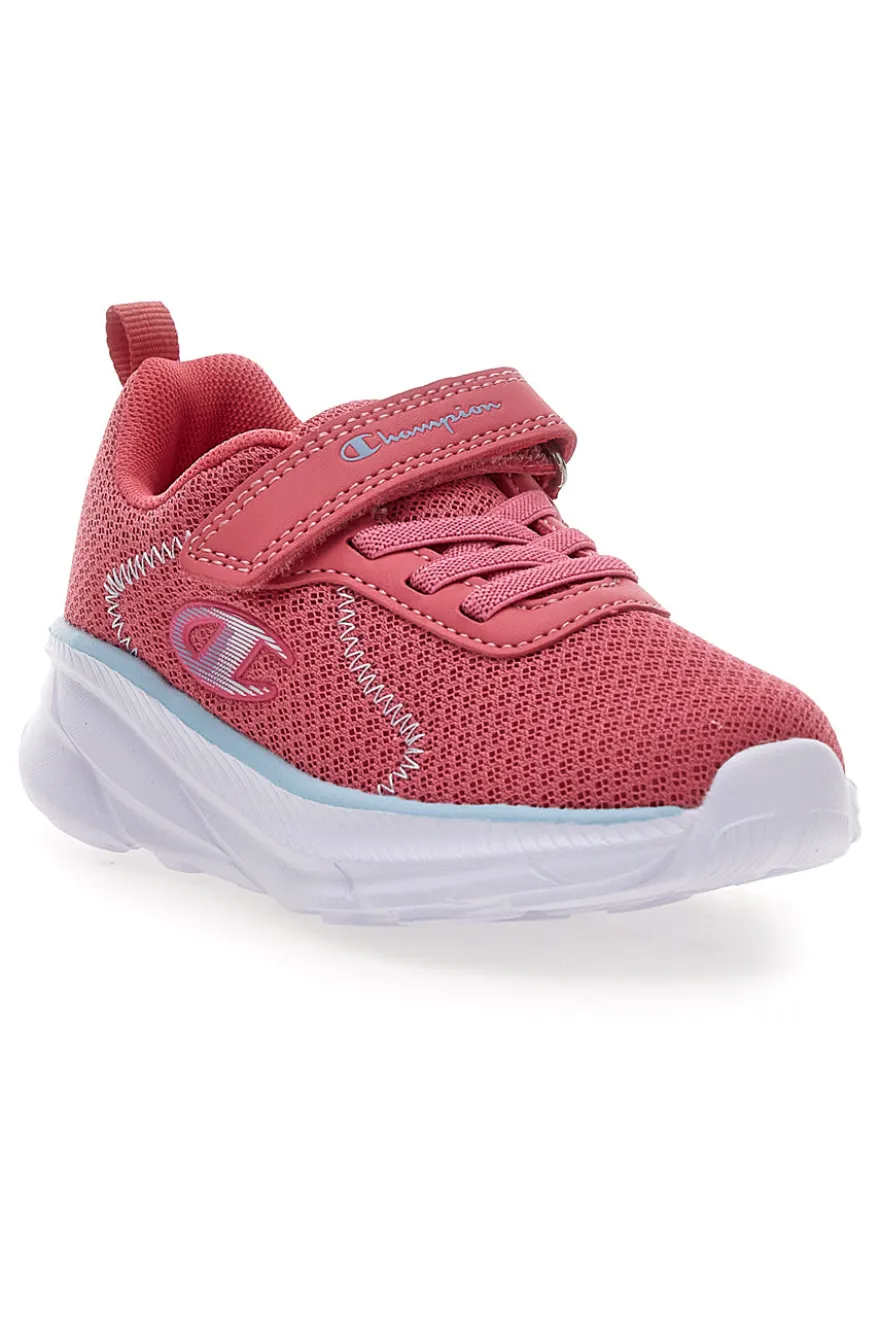 Sneakers rosa con chiusura a strappo Champion HRO J G TD Low Cut Shoe