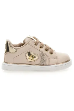 Sneakers rosa con dettagli oro Laura Biagiotti L97409510